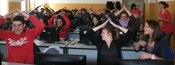 Foto con studenti